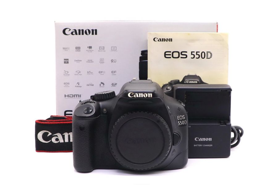 Canon EOS 550D body в упаковке (пробег 17440 кадров)