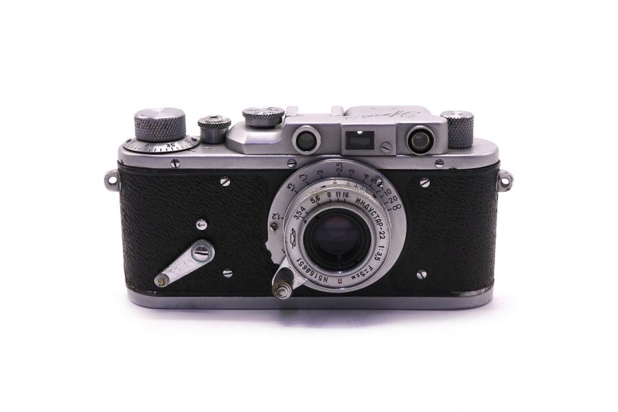 Зоркий 2 + Индустар-22 неисправен 