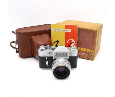 Зенит 3 + Гелиос-44 в упаковке (КМЗ, 1962)