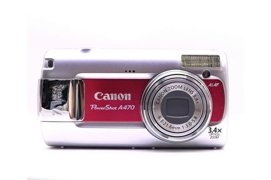 Canon PowerShot A470 розовый в упаковке 