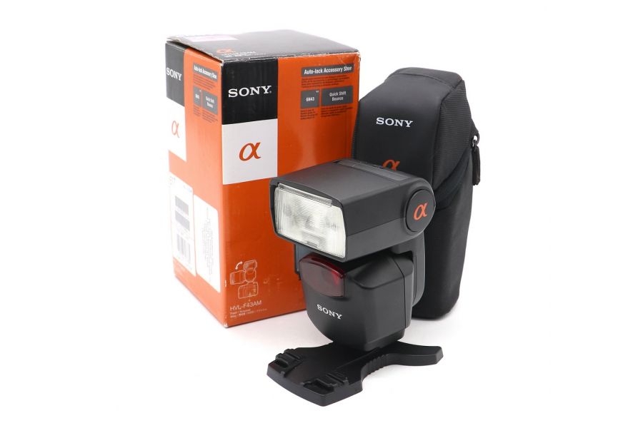Фотовспышка Sony HVL-F43AM в упаковке