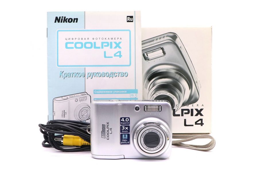 Nikon Coolpix L4 в упаковке