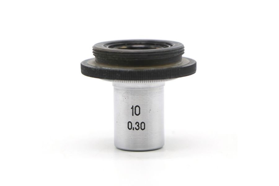 Объектив микроскопа ЛОМО ФЛ 10х0.30