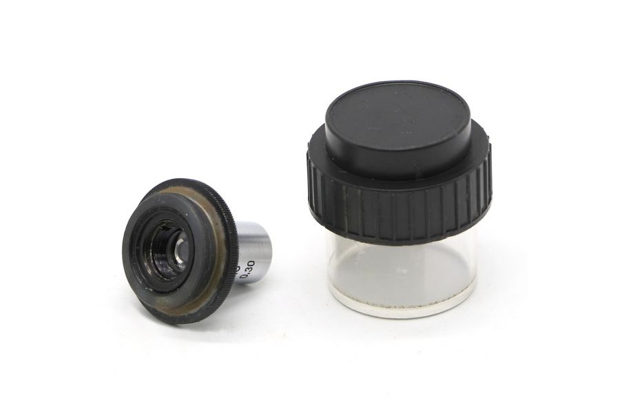 Объектив микроскопа ЛОМО ФЛ 10х0.30