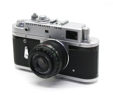 Зоркий 4К + Индустар-50 гравировка