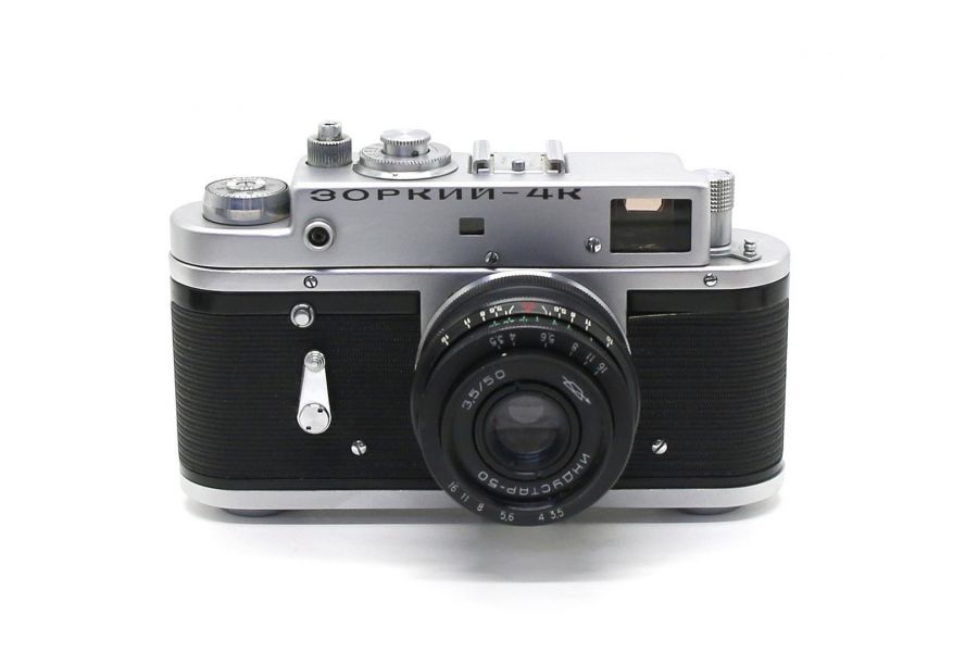 Зоркий 4К + Индустар-50 гравировка