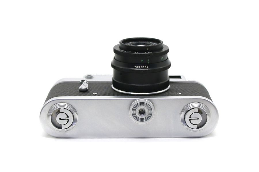 Зоркий 4К + Индустар-50 гравировка