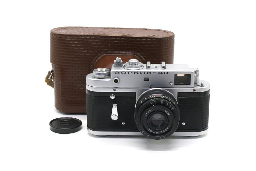 Зоркий 4К + Индустар-50 гравировка