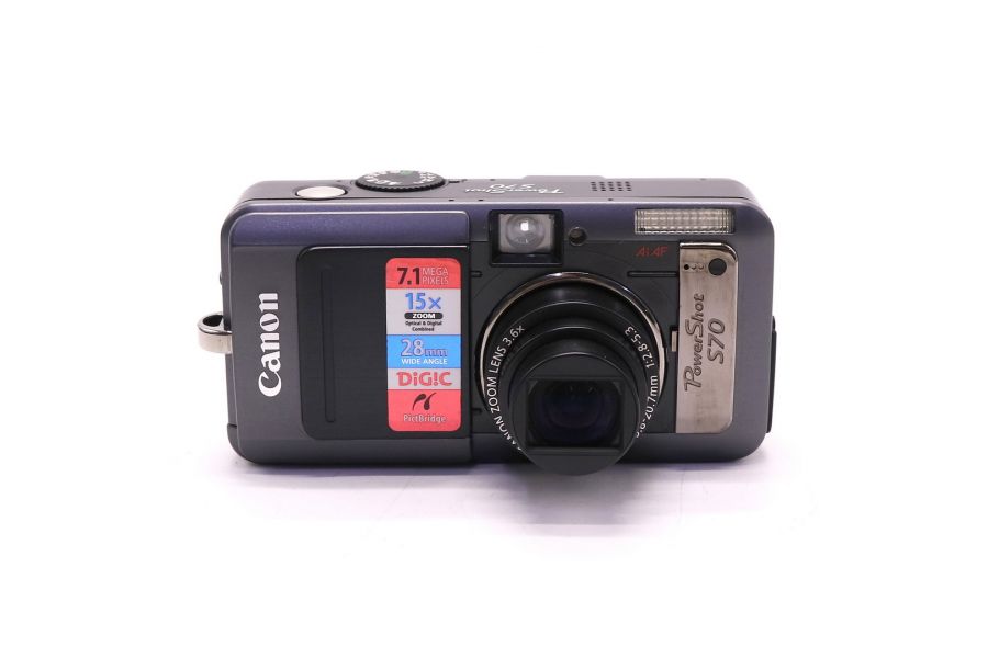 Canon PowerShot S70 в упаковке