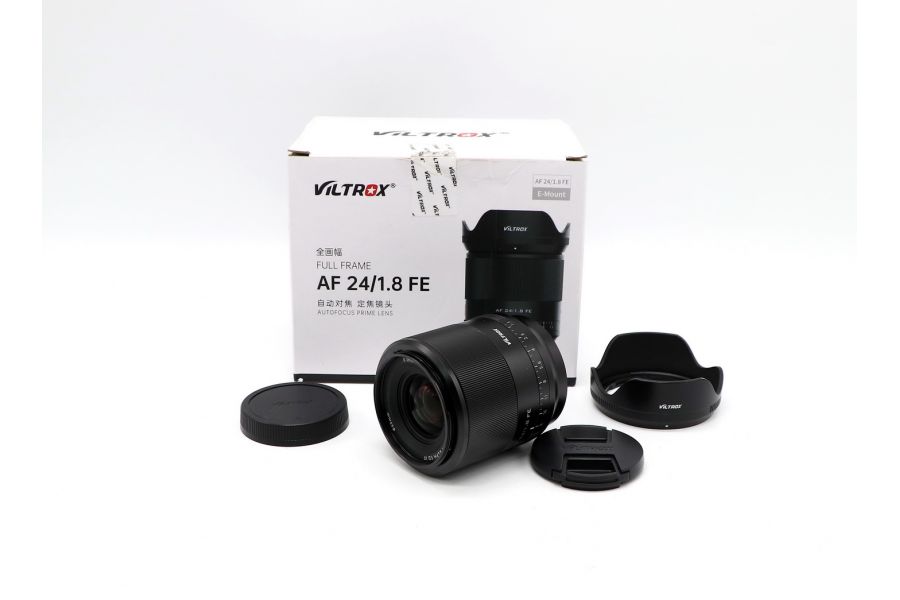 Viltrox AF 24mm f/1.8 FE (Sony E-Mount) в упаковке
