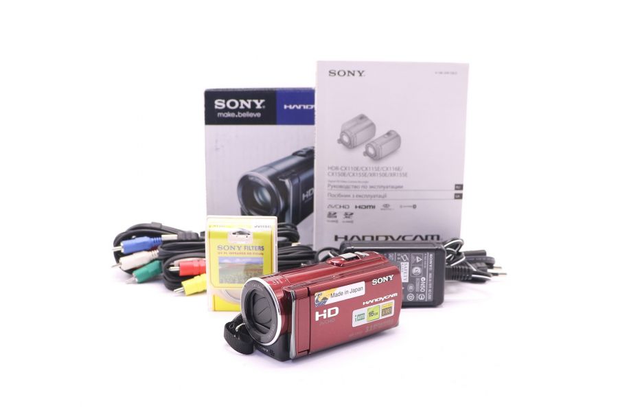 Видеокамера Sony HDR-CX150E в упаковке