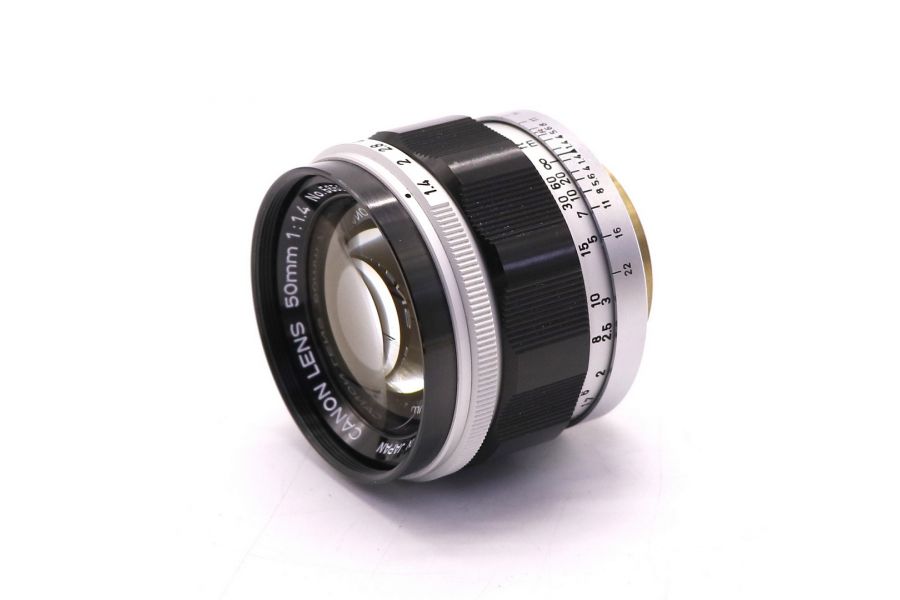 Объектив Canon 1.4/50mm LTM (Japan, 1976)