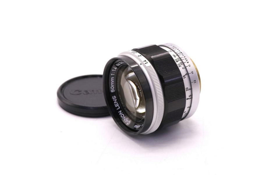 Объектив Canon 1.4/50mm LTM (Japan, 1976)