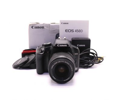 Canon EOS 450D kit в упаковке (пробег 13920 кадров)