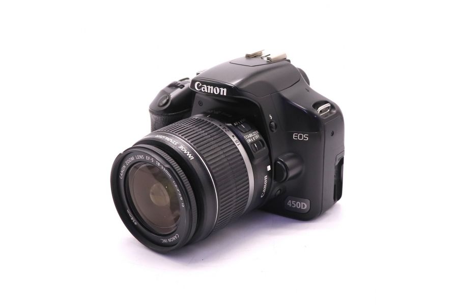 Canon EOS 450D kit в упаковке (пробег 13920 кадров)