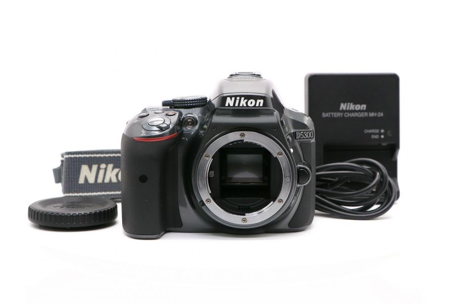 Nikon D5300 body серый (пробег 1125 кадров)