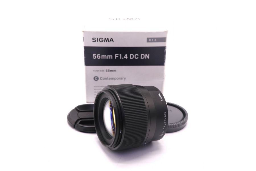 Sigma 56mm f/1.4 DC DN Contemporary Sony E в упаковке