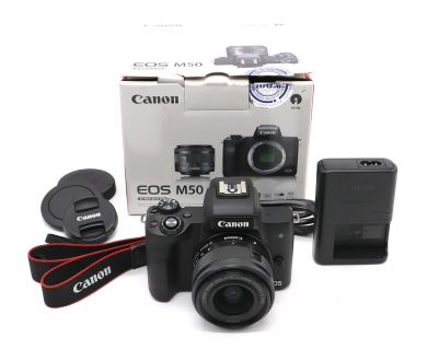 Canon EOS M50 kit в упаковке (пробег 1895 кадров)