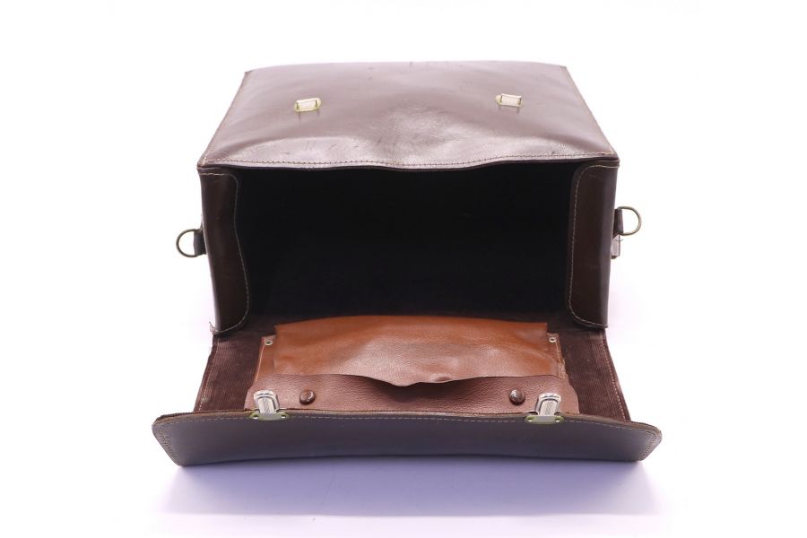 Кофр для фототехники кожа коричневый