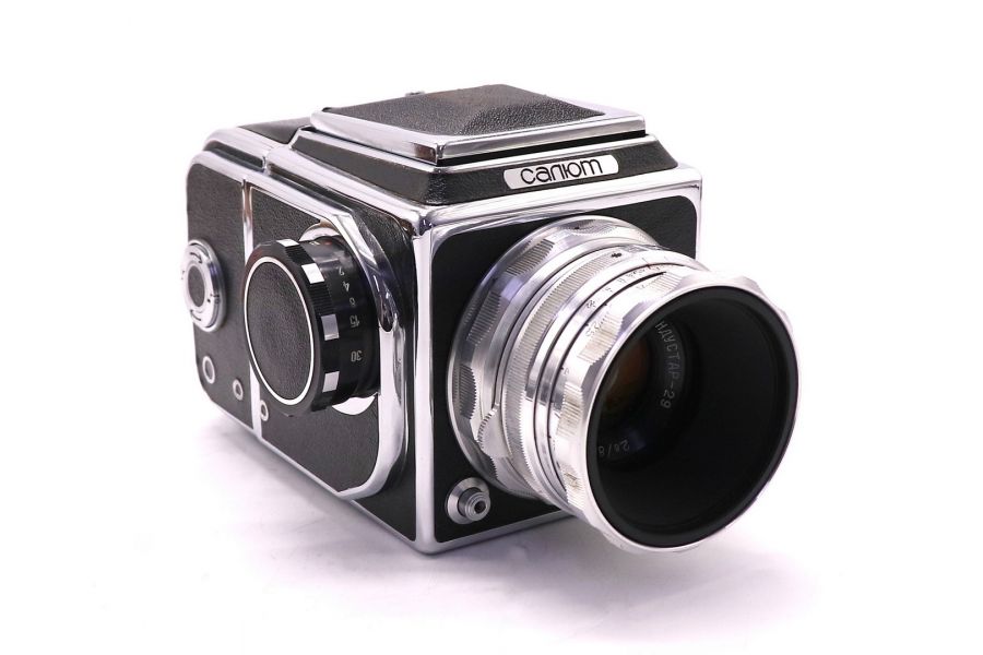 Салют + Индустар-29 среднеформатный фотоаппарат