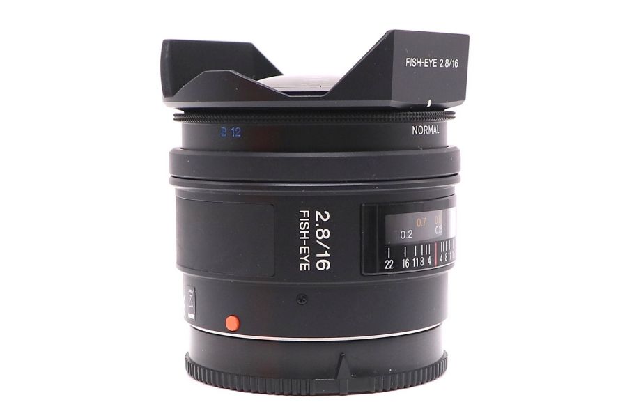 Sony 16mm f/2.8 Fisheye (SAL-16F28) в упаковке