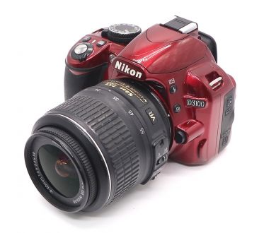 Nikon D3100 kit красный (пробег 14645 кадров)