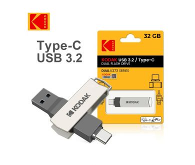 Флеш накопитель KODAK Type-C + USB 3.2 (32 ГБ)