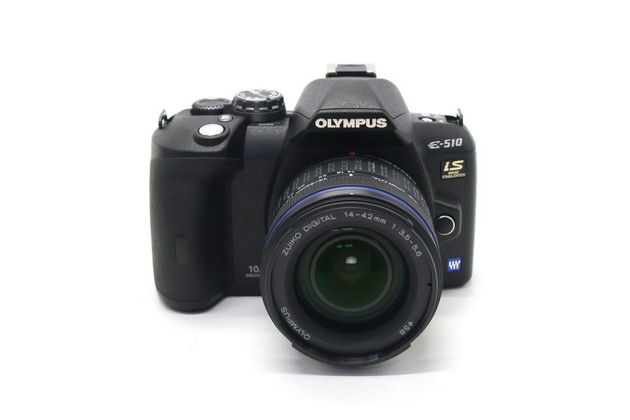 Olympus E-510 Double Zoom kit в упаковке (пробег 520 кадров)
