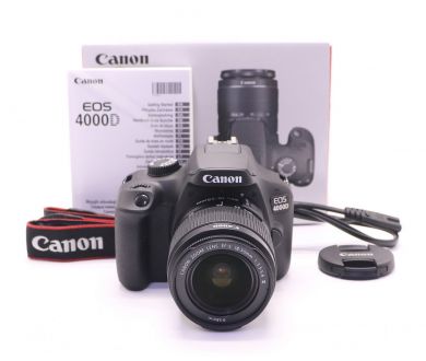 Canon EOS 4000D kit в упаковке (пробег 2730 кадров)