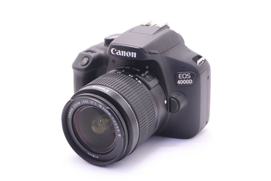 Canon EOS 4000D kit в упаковке (пробег 2730 кадров)