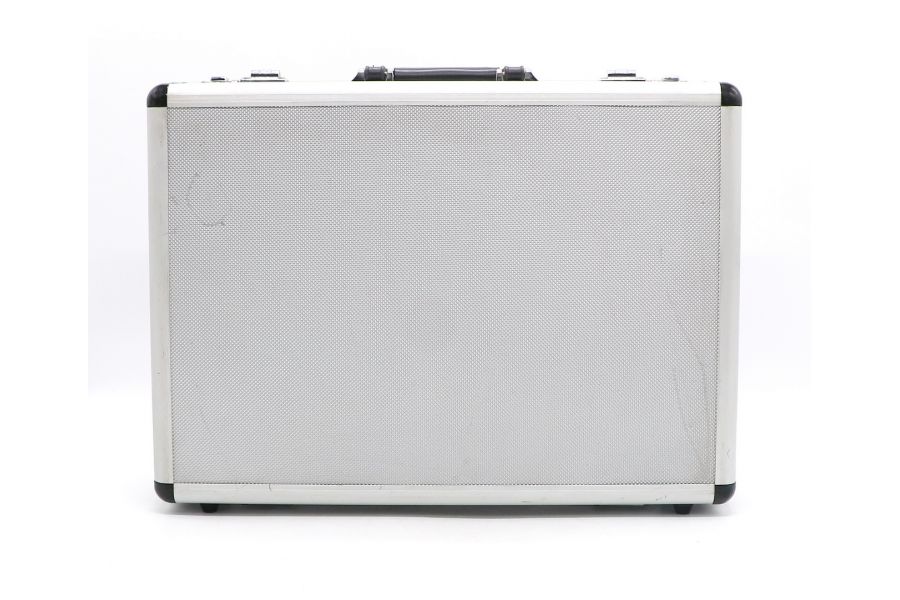 Кейс алюминиевый silver с замком