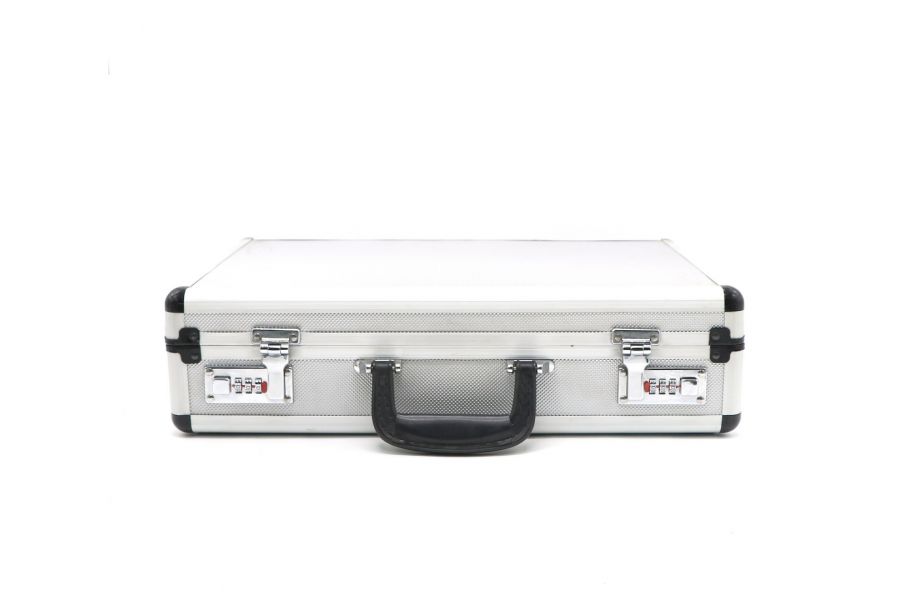 Кейс алюминиевый silver с замком