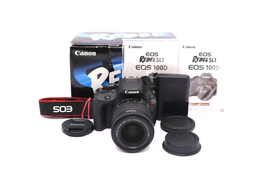 Canon EOS Rebel SL1 kit в упаковке (пробег 6955 кадров)