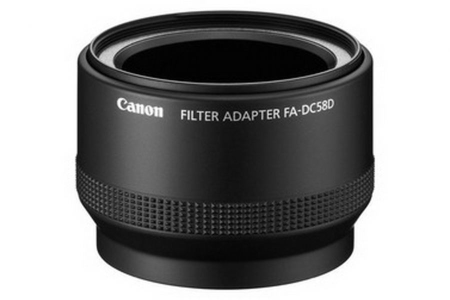 Canon FA-DC58D адаптер для светофильтров на Canon PowerShot G15