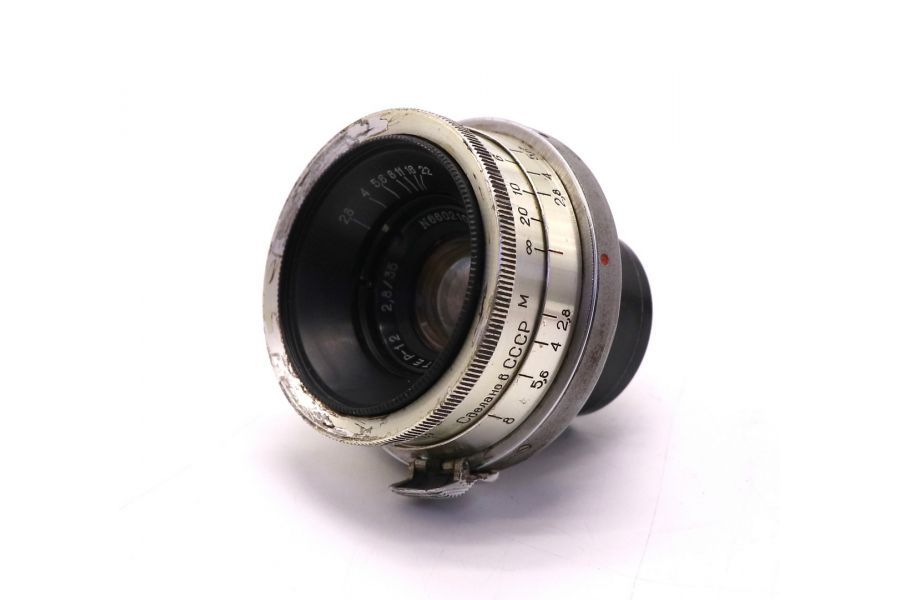 Юпитер-12 2.8/35 silver Contax RF/ Киев (СССР)