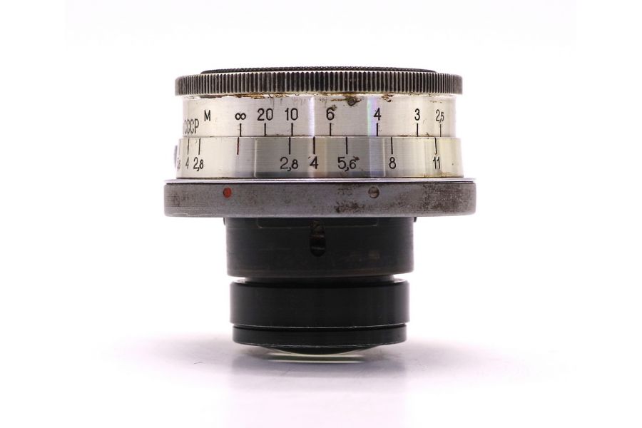 Юпитер-12 2.8/35 silver Contax RF/ Киев (СССР)
