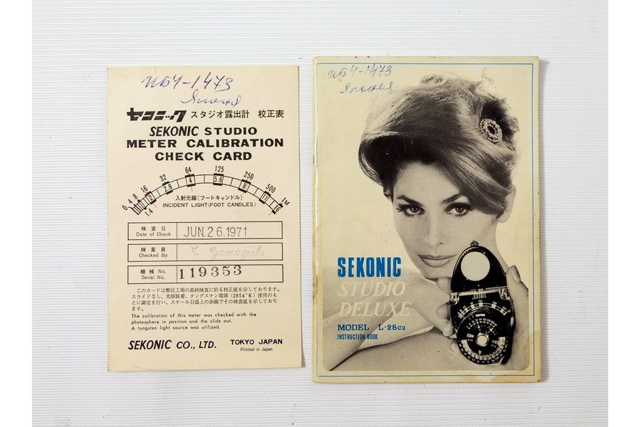 Экспонометр Sekonic Studio Deluxe L-28C2 (Japan, 1971)