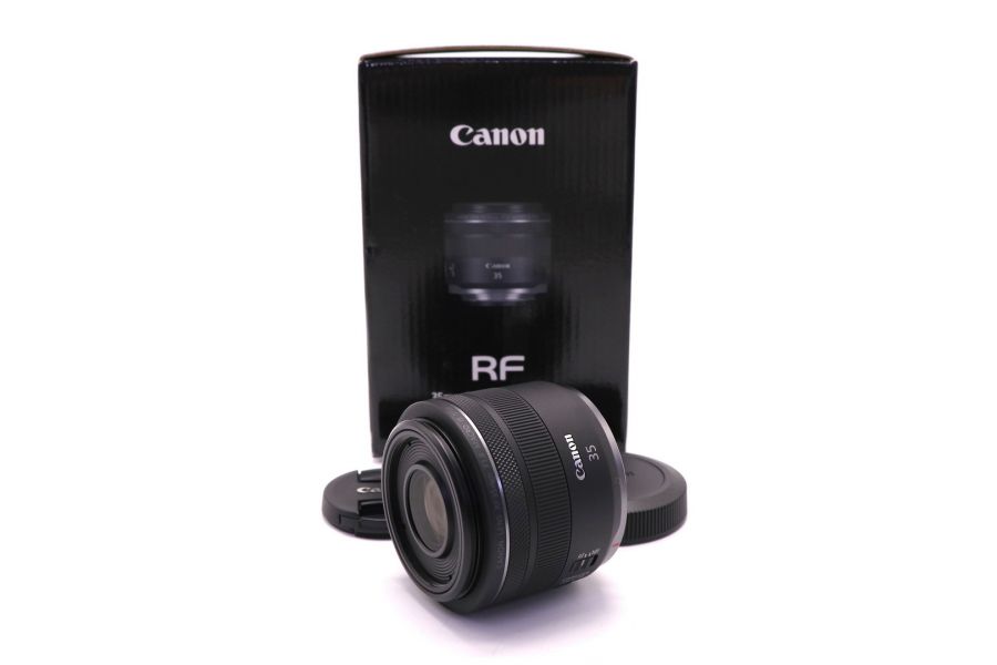 Canon RF 35mm f/1.8 Macro IS STM в упаковке