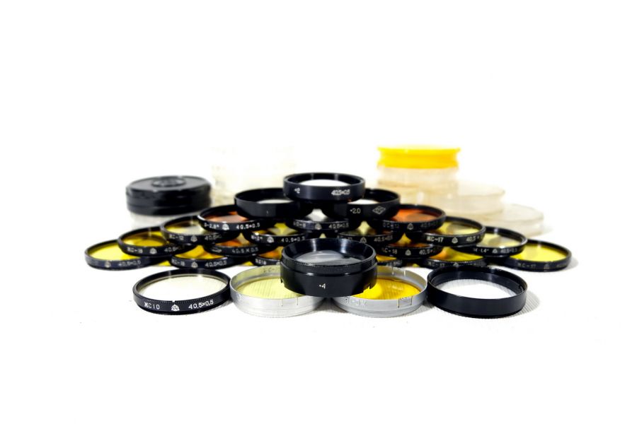 Светофильтры СССР цветные М40.5 (26 шт.) 