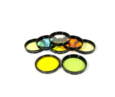 Светофильтры CCCР 52мм цветные (набор 8 шт.) 