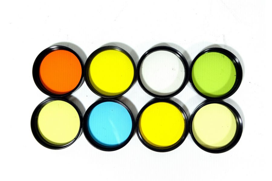 Светофильтры CCCР 52мм цветные (набор 8 шт.) 