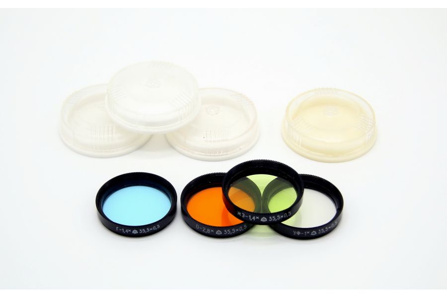 Светофильтры CCCР 35,5мм (набор 4 шт.) 