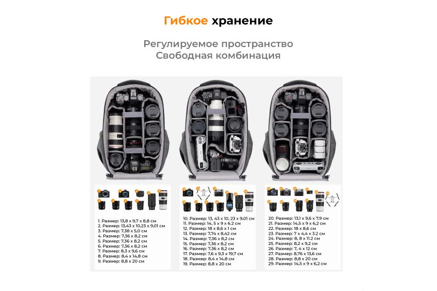 Фоторюкзак K&F Concept KF13.134V4