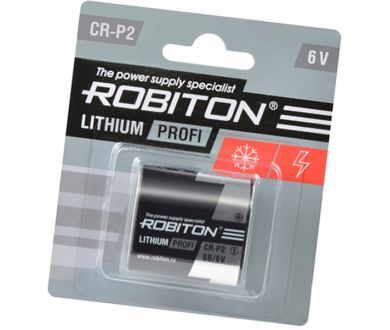 Батарейка литиевая Robiton Profi CR-P2 1 штука в упаковке 