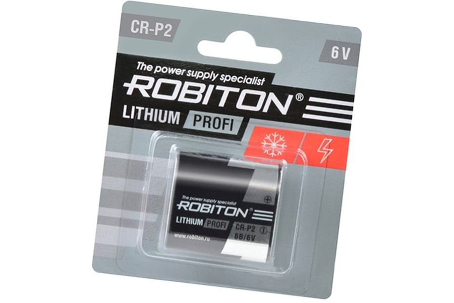 Батарейка литиевая Robiton Profi CR-P2 1 штука в упаковке 
