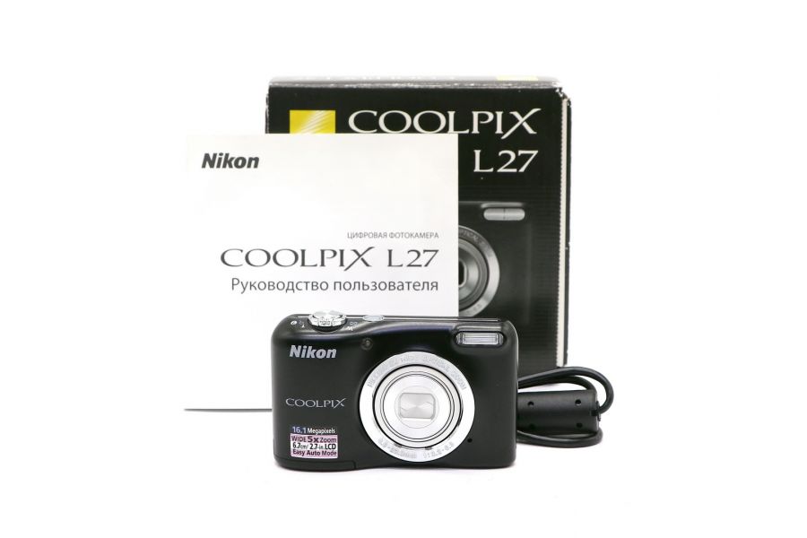 Nikon Coolpix L27 в упаковке