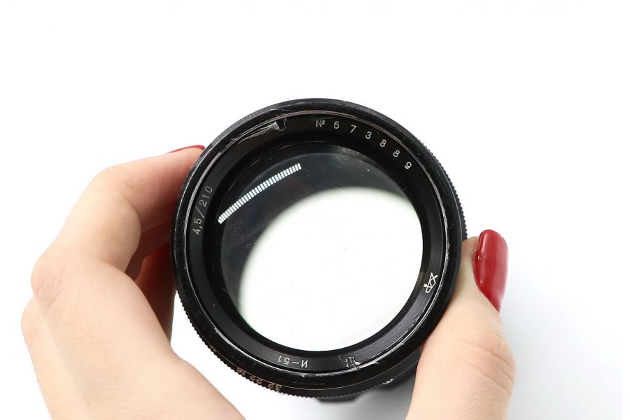 Индустар-51 (И-51) 4,5/210 с геликоидом (СССР, 1967)