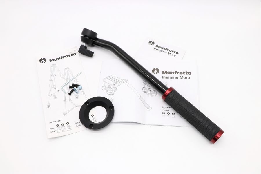Штатив Manfrotto 546B + голова Manfrotto MVHN8AH