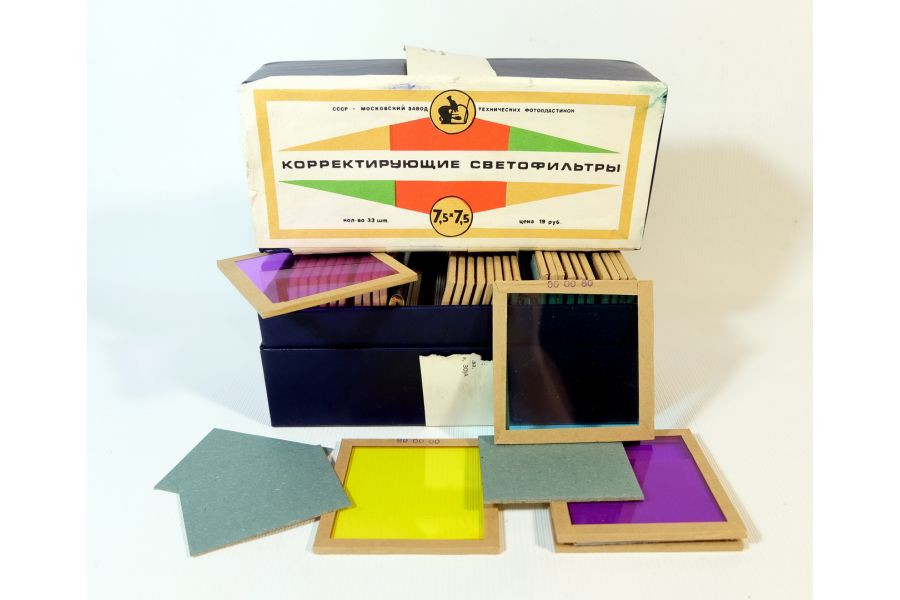 Светофильтры корректирующие 7,5х7,5