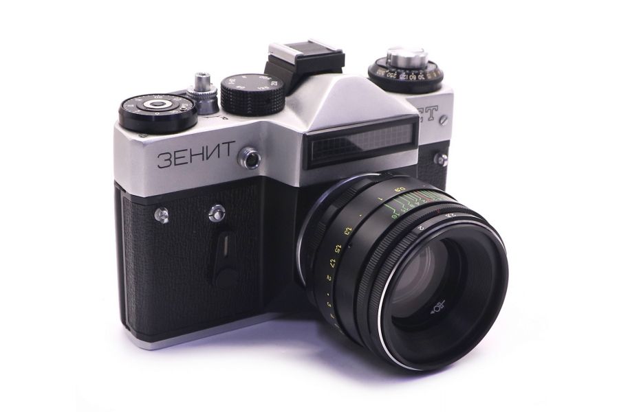 Зенит ЕТ silver kit в упаковке (СССР, 1985)